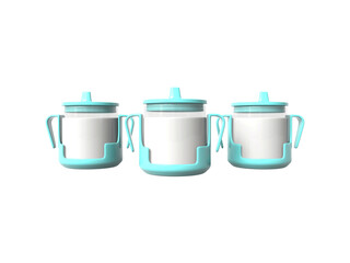 Cup Icon isolated 3d render illustration