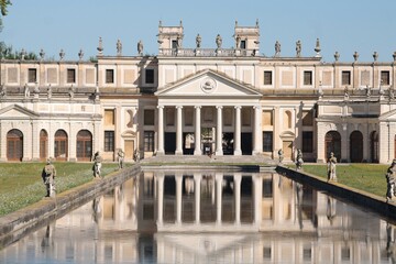 A detail of Villa Pisani at Stra