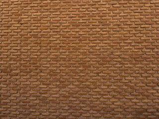 An example of an architecturally beautiful wall made of hard and durable brick