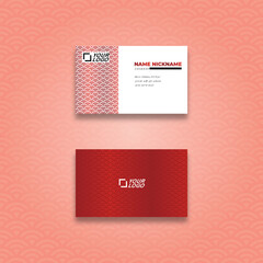 Business card japanesse style template