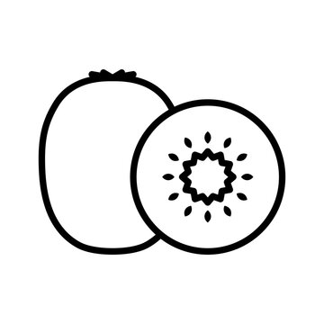 recommend clip art: Kiwi fruit or Chinese gooseberry. Summer tropical fruit.
