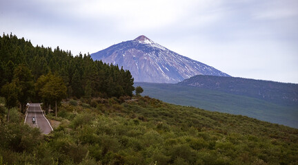 mount hood in the mountains Tenerife, Teide