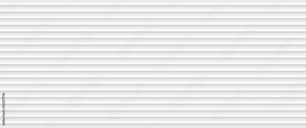 Aufkleber White Clear Blank Subtle Geometrical Vector Abstract Background. Light Colorless Empty Surface. 3D Conceptual Sci-Fi Technology Illustration. Minimalist Wallpaper