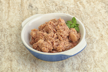 Canned tuna fish for salad