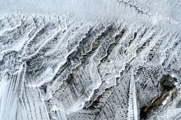 Window frost background structure