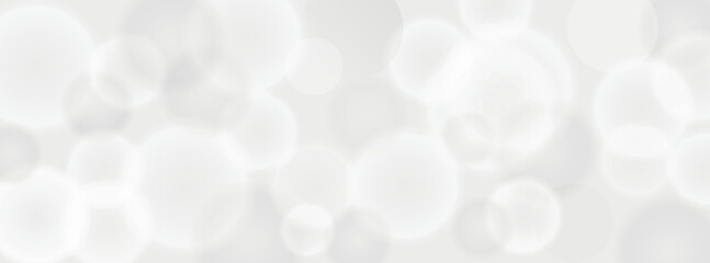 Abstract white and gray gradient graphic design circles background. Vector illustration.