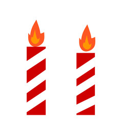 Candles Birthday vector elements 