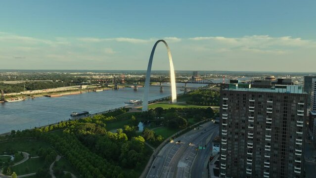 The arch in St. Louis Missouri