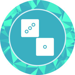 Unique Dice Vector Icon