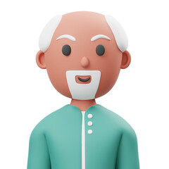 Old Men 3D Character