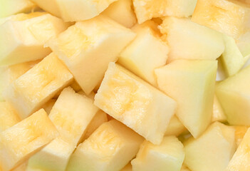 Close-up texture of the background of a ripe melon