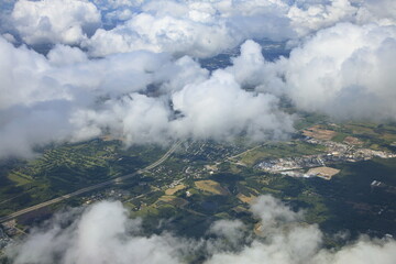 Approach to Toronto,Ontario Province,Canada,North America

