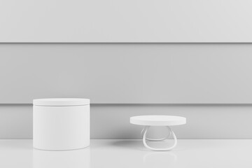 3d illustration product showcase on 3d rendering