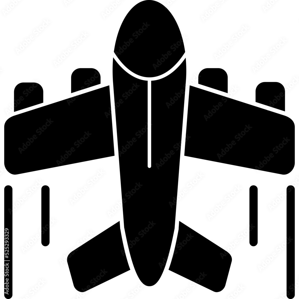 Sticker Plane Icon