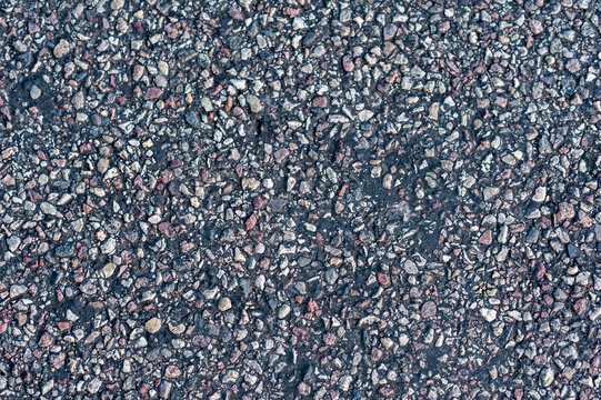 Old asphalt road