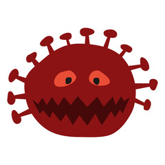 Virus cartoon