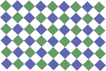 Beautiful patterned background for decorative plaid, argyle cloth, gingham blue green.