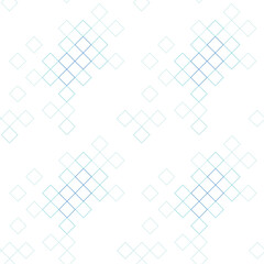 Vector geometric texture with quadrate shapes, tiny squares. Abstract modern seamless pattern. Light monochrome background. Repeat design for decor, textile, fabric, furniture, cloth