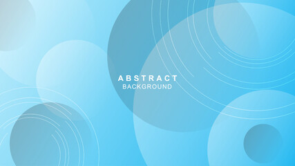 Blue gradient circles background