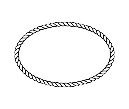 rope oval border