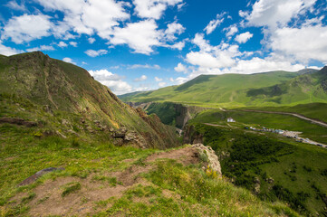 Naklejka premium View of Caucasus mountains