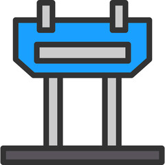 Fototapeta premium Vaulting Horse Icon