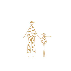 icon　Line Art　Simple Line　Family