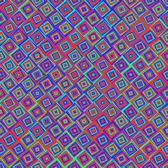Color Rhombus tile tessellation pattern illustration
