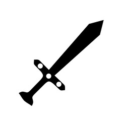 sword icon with trendy design