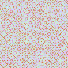 Color Rhombus tile tessellation pattern illustration