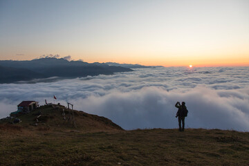 Above the Clouds Huser Plateau, Camlihemsin Rize, Turkey