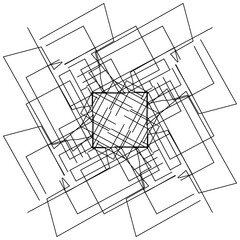 Creative geometric pattern, abstract lines background, vector modern design element.