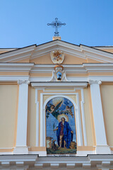 Detail of San Vito Church in Forio Ischia - obrazy, fototapety, plakaty
