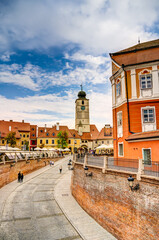Fototapeta na wymiar Sibiu landmarks, Romania