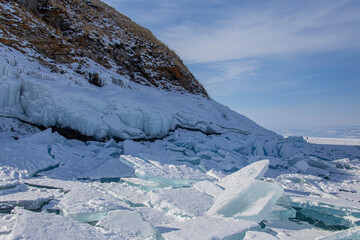 icicles, antarctic, glacier, frozen, cave