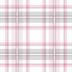 Seamless tartan pattern,watercolor plaid print, checkered pink girly brush strokes. Gingham texture for textile: shirts, tablecloths, clothes