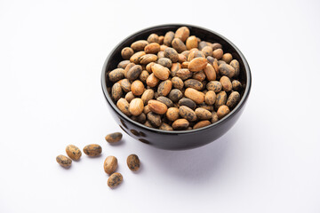 Jamalgota or Jayapala - Croton tiglium seed is an Ayurvedic medicine also known as purging croton © StockImageFactory