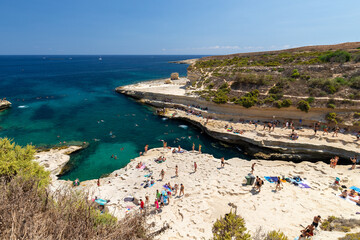 St. Peter’s Pool is one of the most beautiful and stunning natural swimming pools in Malta and is located close to Marsaxlokk at the tip of Delimara Point in the southwest