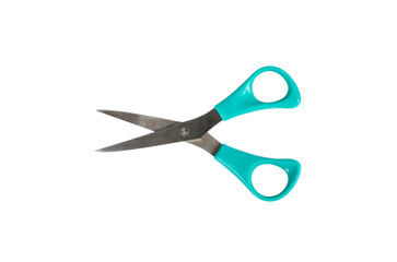 Blue Scissors Isolated