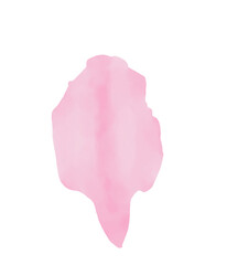 Pink flowers watercolor azalea illustration.