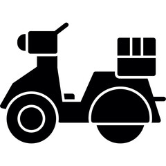 Delivery Scooter Icon