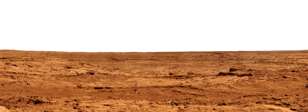 Panoramic View of mars. Elements of this image furnished by NASA.