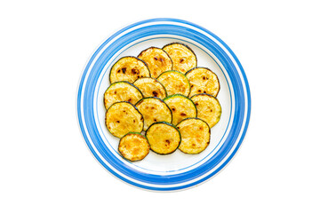 zucchini fried vegetable fresh healthy meal food snack on the table copy space food background 