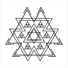 Triangle Minimalist Tattoo M_2208005