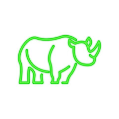rhino neon icon