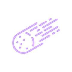 meteorite neon icon