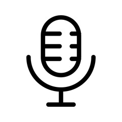 Mic icon. voice sign. microphone symbol. vector illustration