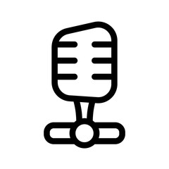 Mic icon. voice sign. microphone symbol. vector illustration