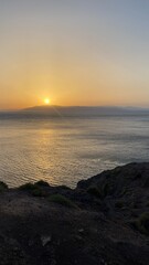 paisajes de atardecer en España