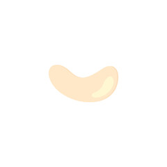Cashew nut icon vector